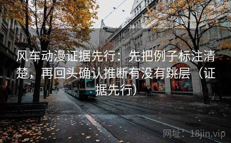 风车动漫证据先行：先把例子标注清楚，再回头确认推断有没有跳层（证据先行）