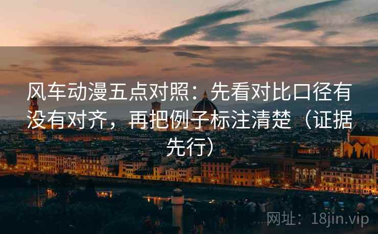风车动漫五点对照:先看对比口径有没有对齐,再把例子标注清楚(证据先行)